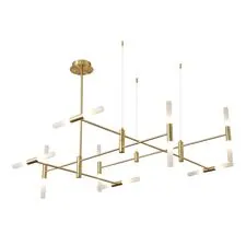 ST LUCE SL1216.203.16 Светильник подвесной ST-Luce Матово золотистый/Белый G9 16*5W 4000K