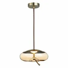 ST LUCE SL6108.303.01 Люстра подвесная ST-Luce Бронза/Янтарный LED 1*10W 3000K