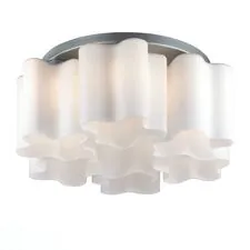 ST LUCE SL116.502.06 Люстра потолочная ST-Luce Серебристый/Белый E27 6*60W