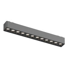 ST LUCE ST673.436.12 Магнитный трековый светильник Черный LED 1*12W 3000K 710Lm Ra>90 36° IP20 L230xW26xH24