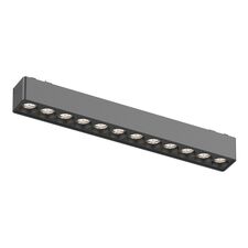 ST LUCE ST673.446.12 Магнитный трековый светильник Черный LED 1*12W 4000K 710Lm Ra>90 36° IP20 L230xW26xH24