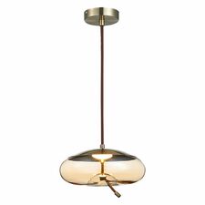 ST LUCE SL6108.303.01 Люстра подвесная ST-Luce Бронза/Янтарный LED 1*10W 3000K