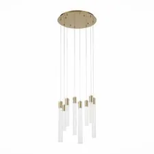 ST LUCE SL1229.303.08 Люстра подвесная ST-Luce Латунь/Прозрачный GU10 8*5W