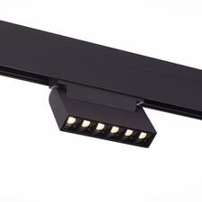 ST LUCE ST364.446.06 Магнитный трековый светильник Черный LED 1*6W 4000K 532Lm Ra>80 36° IP20 L120xW22xH108
