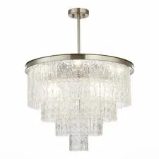 ST LUCE SL1230.102.08 Люстра потолочная Никель/Прозрачный E14 8*60W