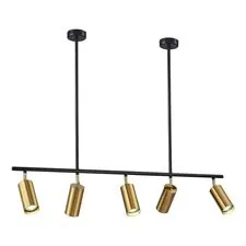 ST LUCE SL1206.413.05 Светильник подвесной ST-Luce Черный/Латунь GU10 5*5W 4000K