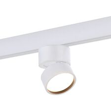 ST LUCE ST809.536.09 Магнитный трековый светильник Белый LED 1*9W 3000K 550Lm Ra>90 120° IP20 D85xH126 48V