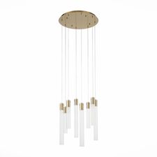 ST LUCE SL1229.303.08 Люстра подвесная ST-Luce Латунь/Прозрачный GU10 8*5W