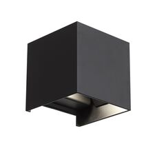 ST LUCE SL560.401.02 Светильник уличный настенный Черный/Черный LED 2*3W 4000K