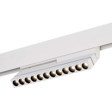 ST LUCE ST805.536.12 Магнитный трековый светильник Белый LED 1*12W 3000K 450Lm Ra>90 36° IP20 L220xW22xH117