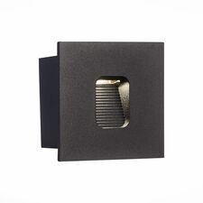 ST LUCE SL9501.441.01 Светильник уличный настенный Черный LED 1*1W 4000K