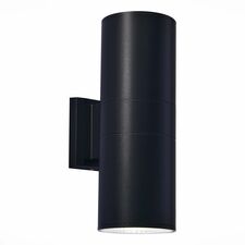 ST LUCE SL074.411.02 Светильник уличный настенный Черный/Черный LED 2*8W 4000K