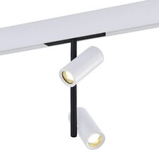 ST LUCE ST808.546.16 Магнитный трековый светильник Белый LED 1*16W 4000K 1 200Lm Ra>90 36° IP20 D45xH240 48V