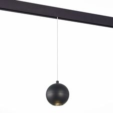 ST LUCE ST354.443.12 Магнитный трековый светильник подвесной Черный LED 1*12W 4000K 750Lm Ra>80 36° IP20 D10