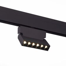 ST LUCE ST362.446.06 Магнитный трековый светильник Черный LED 1*6W 4000K 532Lm Ra>90 36° IP20 L120xW22xH134
