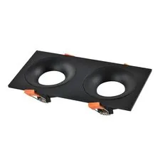 ST LUCE ST259.408.02 Светильник встраиваемый. Черный GU10 2*50W IP44 L100xW200xH40 -V Без ламп