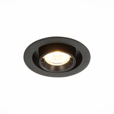 ST LUCE ST702.338.12 Светильник встраиваемый Черный LED 1*12W 3000K 900Lm Ra80 24° IP20 D90xH92 180-240V