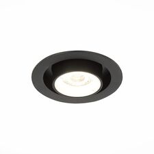 ST LUCE ST702.448.12 Светильник встраиваемый Черный LED 1*12W 4000K 900Lm Ra80 24° IP20 D90xH92 180-240V