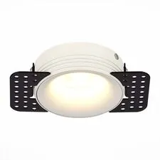 ST LUCE ST218.558.01 Светильник встраиваемый. Белый GU10 1*50W  IP20 D78xH30 165-265V Без ламп