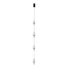 ST LUCE SL6231.403.04 Светильник подвесной Черный/Прозрачный LED 4*5W 4000K