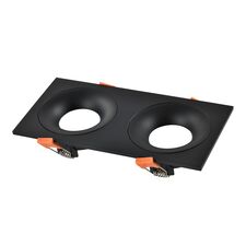 ST LUCE ST259.408.02 Светильник встраиваемый. Черный GU10 2*50W IP44 L100xW200xH40 -V Без ламп