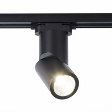 ST LUCE ST650.436.10 Светильник трековый Черный LED 1*10W 3000K 800Lm Ra>90 38° IP20 D60xH190 165-265V