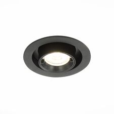 ST LUCE ST702.348.12 Светильник встраиваемый Черный LED 1*12W 4000K 900Lm Ra80 24° IP20 D90xH92 180-240V