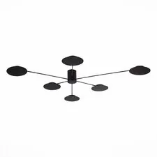 ST LUCE SL6006.402.06 Светильник потолочный Черный/Черный LED 6*5W 3000K