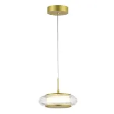 ST LUCE SL6239.203.01 Светильник подвесной ST-Luce золото/прозрачный LED 1*7W 3000K