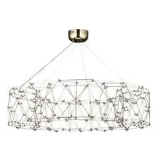ST LUCE SL6602.203.72 Светильник подвесной ST-Luce Золотистый/Прозрачный LED 1*72W 4000K