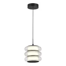 ST LUCE SL6239.403.03 Светильник подвесной ST-Luce черный/прозрачный LED 1*16W 3000K