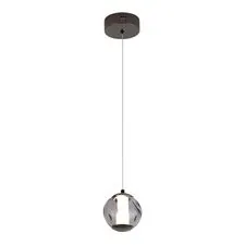 ST LUCE SL6520.403.01 Светильник подвесной ST-Luce черный жемчуг/прозрачно-дымчатый LED 1*5W 4000K