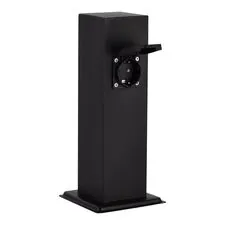 ST LUCE SL9012.405.00 Столб уличный 2 розетки ST-Luce черный - -*15W