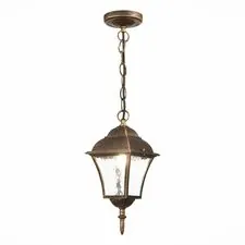 ST LUCE SL082.203.01 Светильник уличный подвесной ST-Luce Бронза/Бронза, Прозрачный E27 1*60W DOMENICO
