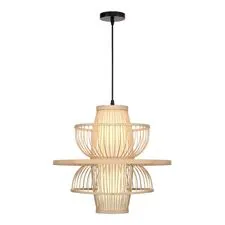 ST LUCE SL6241.513.01 Светильник подвесной ST-Luce Древесный/Белый E27 1*40W