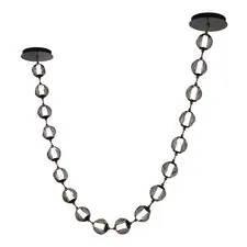 ST LUCE SL6520.403.18 Светильник подвесной ST-Luce черный жемчуг/прозрачно-дымчатый LED 1*90W 4000K