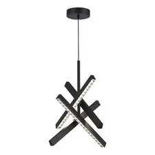 ST LUCE SL1018.413.04 Светильник подвесной ST-Luce черный/прозрачный LED 4*43W 4000K
