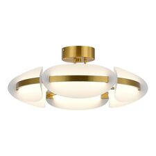 ST LUCE SL1304.302.45 Светильник потолочный ST-Luce латунь/белый LED 1*45W 3000K