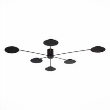 ST LUCE SL6006.402.06 Светильник потолочный Черный/Черный LED 6*5W 3000K