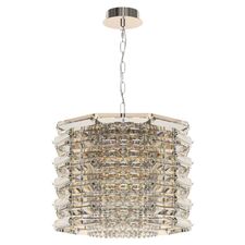 ST LUCE SL6137.103.08 Светильник подвесной ST-Luce никель/прозрачный E14 8*40W