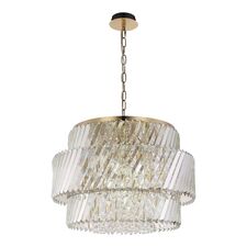 ST LUCE SL6138.303.12 Светильник подвесной ST-Luce латунь/прозрачный E14 12*40W