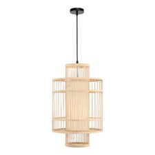 ST LUCE SL6241.523.01 Светильник подвесной ST-Luce Древесный/Белый E27 1*40W