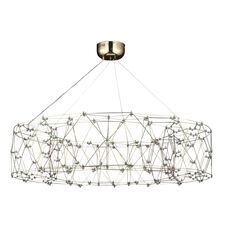 ST LUCE SL6602.203.72 Светильник подвесной ST-Luce Золотистый/Прозрачный LED 1*72W 4000K