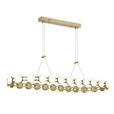 ST LUCE SL6610.203.26 Светильник подвесной ST-Luce золотистый/белый LED 1*50W 4000K