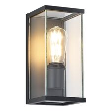 ST LUCE SL9019.701.01 Светильник настенный ST-Luce темно-серый/прозрачный E27 1*15W