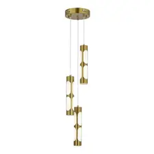 ST LUCE SL6237.303.03 Светильник подвесной ST-Luce латунь/белый LED 3*6W 4000K