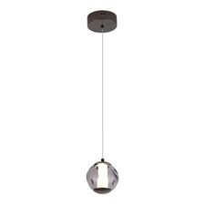 ST LUCE SL6520.403.01 Светильник подвесной ST-Luce черный жемчуг/прозрачно-дымчатый LED 1*5W 4000K