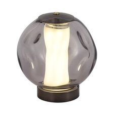 ST LUCE SL6520.404.01 Прикроватная лампа ST-Luce черный жемчуг/прозрачно-дымчатый LED 1*5W 4000K