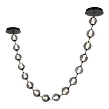 ST LUCE SL6520.403.16 Светильник подвесной ST-Luce черный жемчуг/прозрачно-дымчатый LED 1*80W 4000K