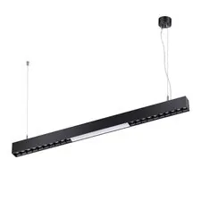 NOVOTECH 358872 OVER NT22 208 черный Светильник накладной/подвесной светодиодный (длина подвесов 1,2м) IP20 LED 4000K 30W 220V ITER